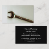 バイク小さいエンジンの整備士修理fixitの修理人 名刺 (正面/裏面)