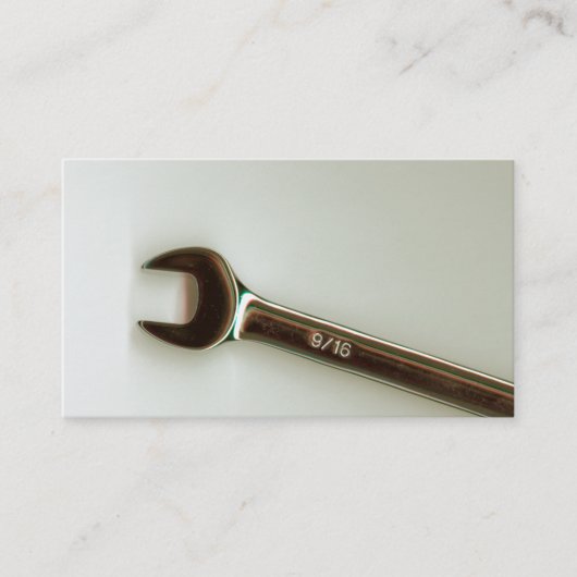 バイク小さいエンジンの整備士修理fixitの修理人 名刺 (正面)