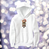 バイク小妖精や小人ガールズフード付きスウェットシャツ