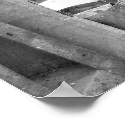 バイク小屋 ポスター (角)