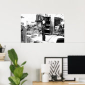 バイク小屋 ポスター (ホームオフィス)