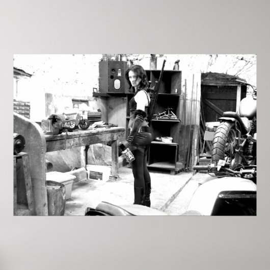 バイク小屋 ポスター (正面)