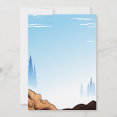 バイク少年 誕生日パーティーカード 招待状 (裏面)