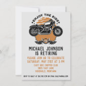 バイク引退パーティー招待状 招待状 (正面)