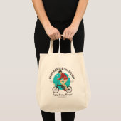 バイク愛好家 - すべての瞬間を楽しむ トートバッグ (正面(商品))