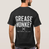 バイク整備士 グリースモンキー Tシャツ (裏面)