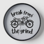 バイク時計2 壁時計 (正面)