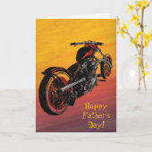 バイク父のデイカード カード (黄色い花)