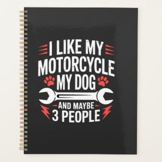 バイク犬オーナーのユーモア プランナー手帳