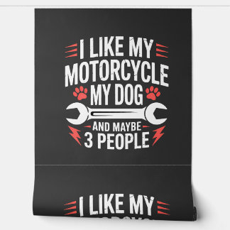 バイク犬オーナーのユーモア 壁紙