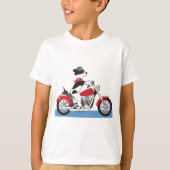 バイク犬 Tシャツ (正面)
