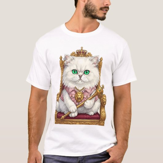 バイク猫 Tシャツ (正面)