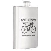 バイク生まれクのハイキングを余儀なくされるバイケパック フラスク (右)