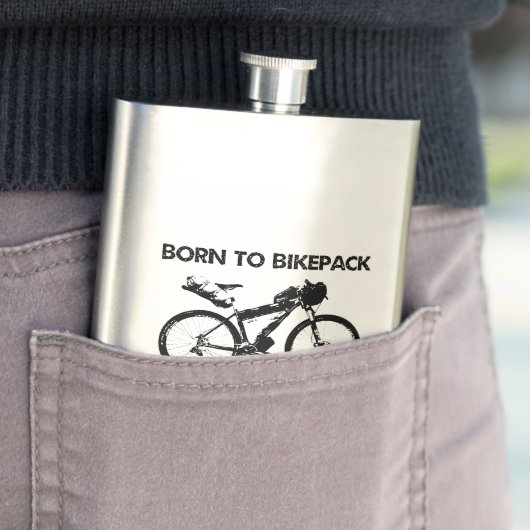 バイク生まれクのハイキングを余儀なくされるバイケパック フラスク (インサイチュ)