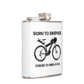 バイク生まれクのハイキングを余儀なくされるバイケパック フラスク (右)