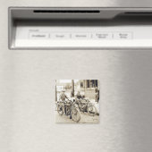 バイク用マグネットの男性2人 マグネット (インサイチュ (食洗機))