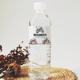 バイク誕生日ウォーターボトルラベル ペットボトルラベル