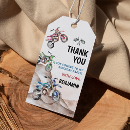 バイク誕生日サンキューユーラベル ギフトタグ