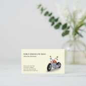 バイク販売店 修理店 名刺 (スタンド正面)