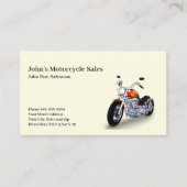 バイク販売店 修理店 名刺 (正面)
