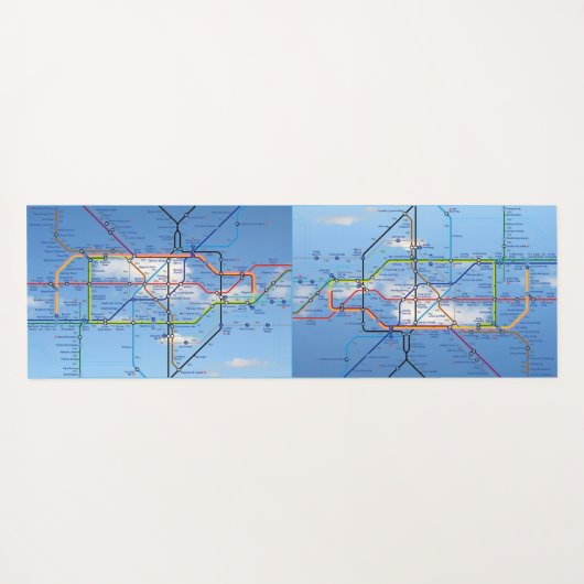 バイク配線図。 ヨガマット (裏面(横))