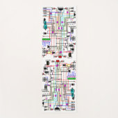 バイク配線図。 ヨガマット (正面)