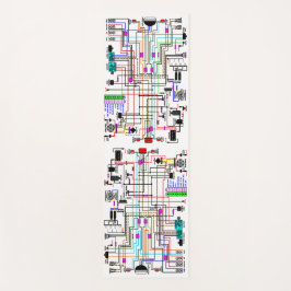 バイク配線図。 ヨガマット