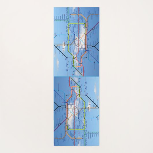 バイク配線図。 ヨガマット (裏面)