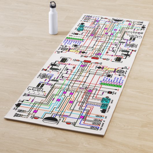 バイク配線図。 ヨガマット (インサイチュ)