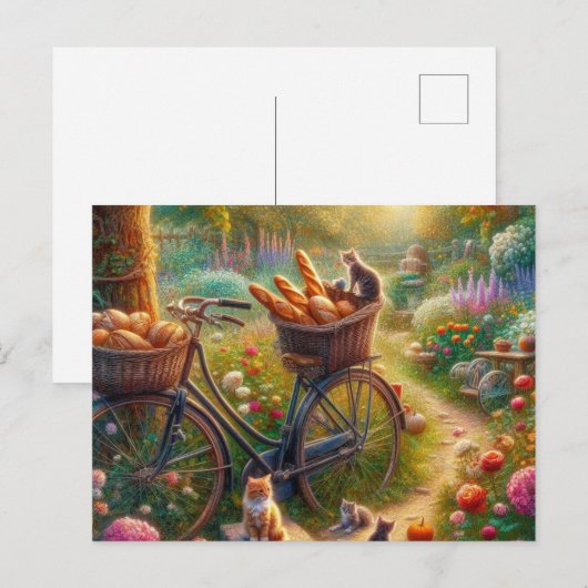 バイク1 ポストカード (正面/裏面)