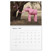 バイク2013のカレンダーの動物 カレンダー (2月 2027)