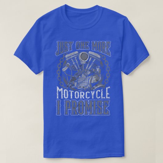 バイク まだ1台だけ バイクを買うと約束して Tシャツ (デザイン正面)