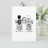 バイク ウェディング セーブザデート (スタンド正面)