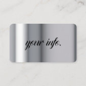 バイク・オン・ブラック・テンプレート・名刺 名刺 (裏面)