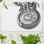 バイク。 キッチンタオル (折り畳み)