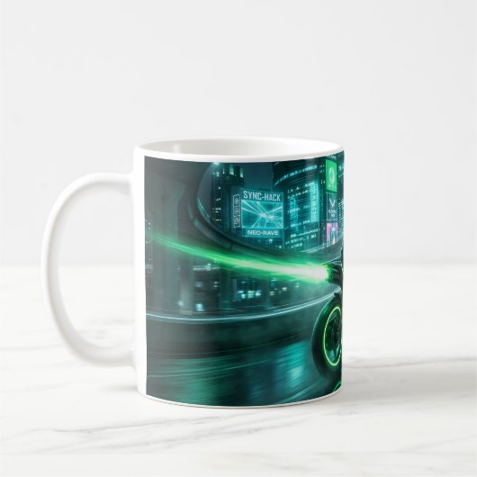 バイク コーヒーマグカップ (左)