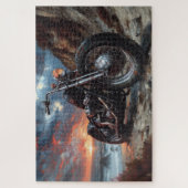 バイク&サンセットジグソーパズル ジグソーパズル (縦)