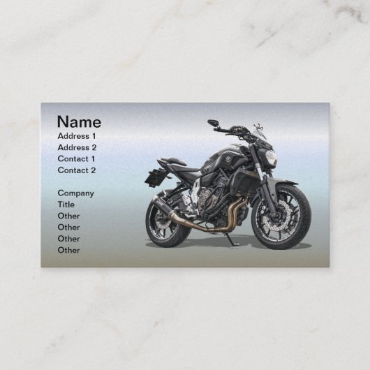 バイク – ザドリームバイク 名刺 (正面)