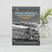 バイク&シーリタイアメントパーティーカスタム招待状 招待状 (スタンド正面)