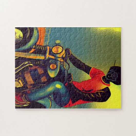 バイク ジグソーパズル (横)