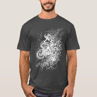 バイク ストリート スポーツ レトロな水しぶき スタイル 面白い Tシャツ