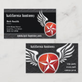 バイク、トラックまたは自動店カード 名刺 (正面/裏面)