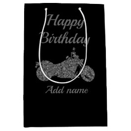 バイク·バイクパーソナライズされた抱き枕 ミディアムペーパーバッグ