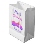 バイク/バイクパーソナライズされた抱き枕 ミディアムペーパーバッグ (正面アングル)