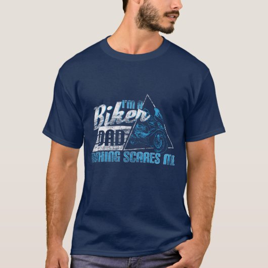 バイク パパ 少年 Tシャツ (正面)