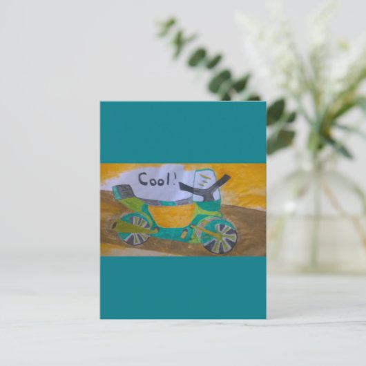 バイク ポストカード (スタンド正面)