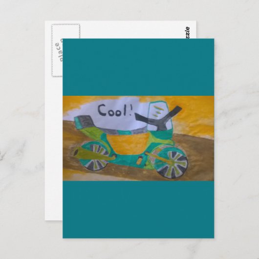 バイク ポストカード (正面/裏面)