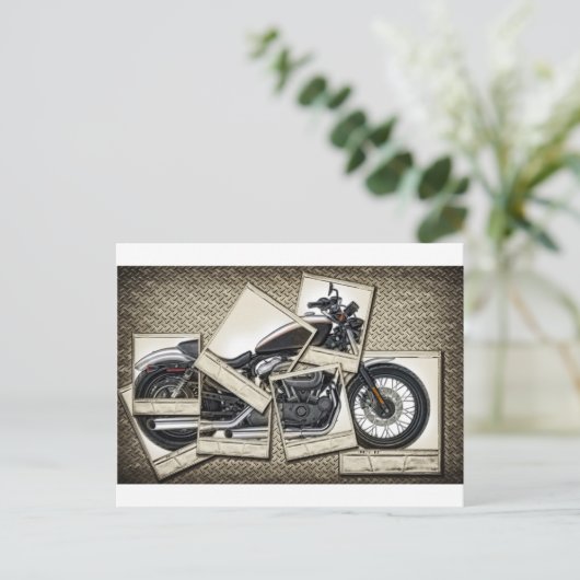 バイク ポストカード (スタンド正面)