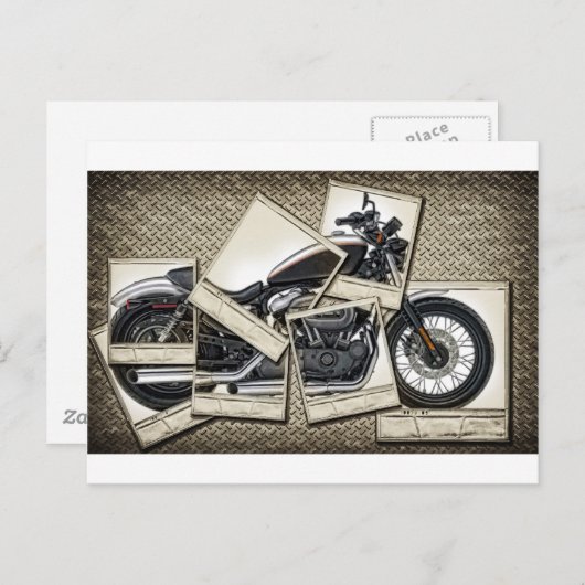 バイク ポストカード (正面/裏面)