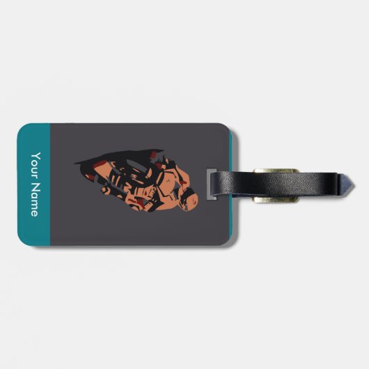 バイク ラゲッジタグ (裏面横)